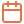 Calendar icon with red outline on black.